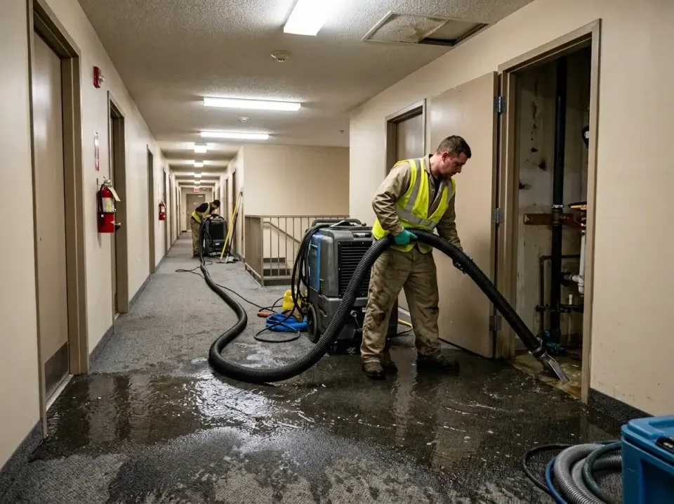 multi-unit-apartment-hallway-f-005 — frequently asked questions, Emergency Burst Pipe Water Extraction & Removal in Ronkonko…